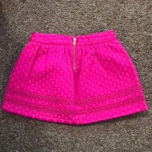 Hot pink skirt